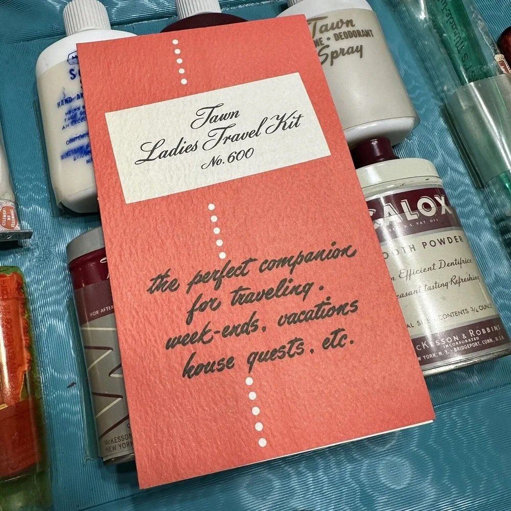 Tawn ladies travel kit‎ No. 600 new old stock Featured In The Smithsonian Museum